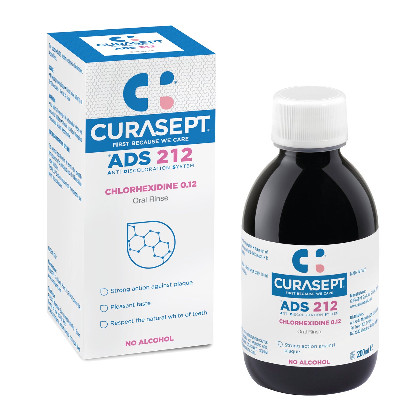 Curasept 0.12% Mouth Rinse 200ml (code ADS212)